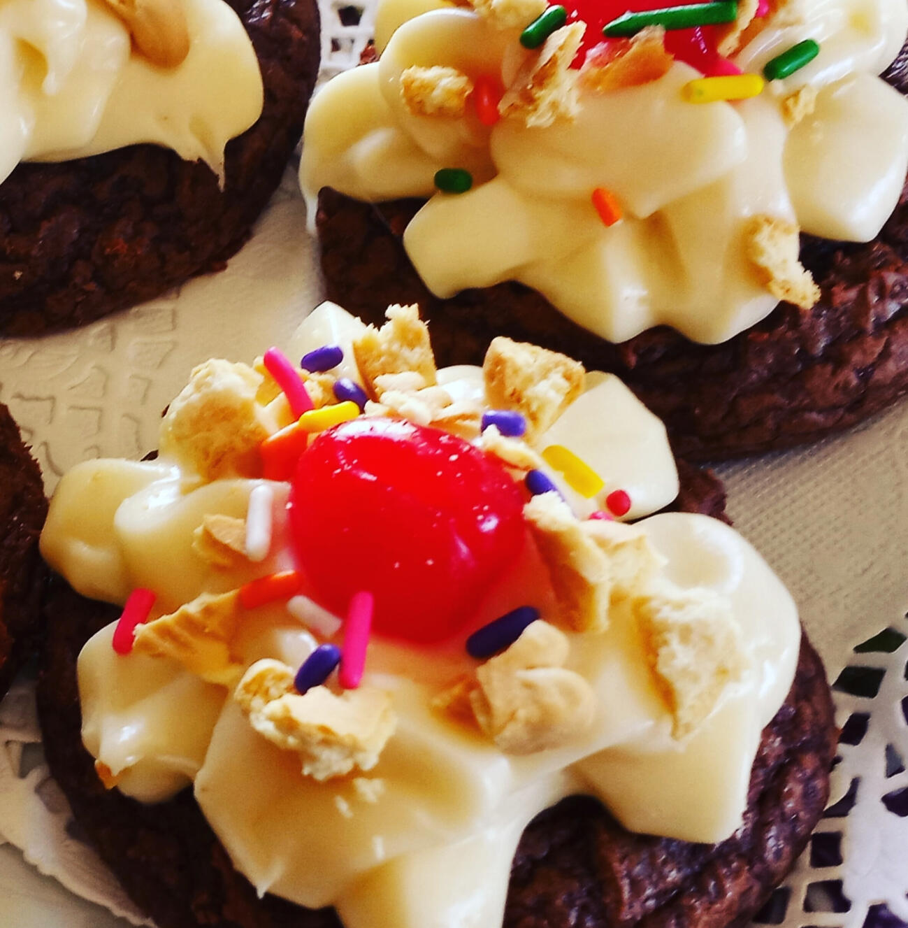 Retro Sundae Cookies