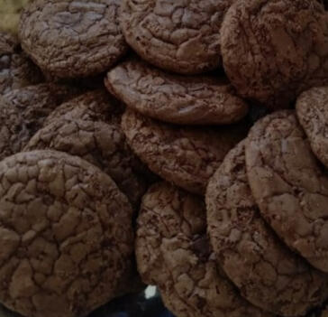 Double Chocolate Brownie Cookies