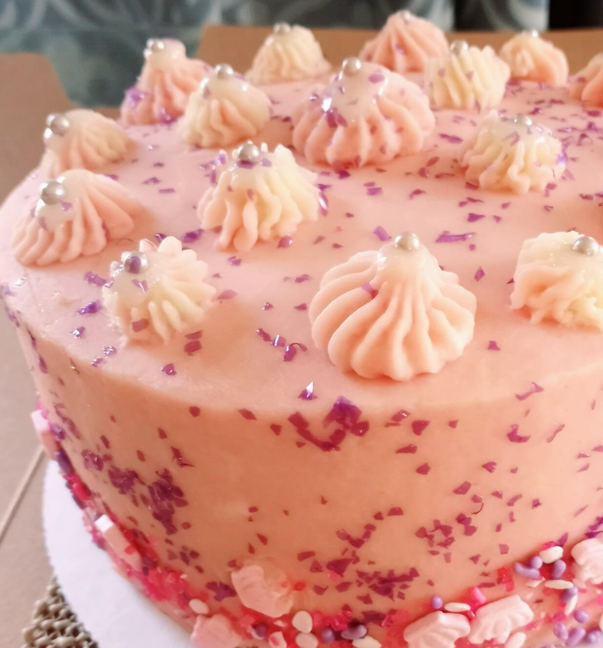 Vanilla Stawberry Cake